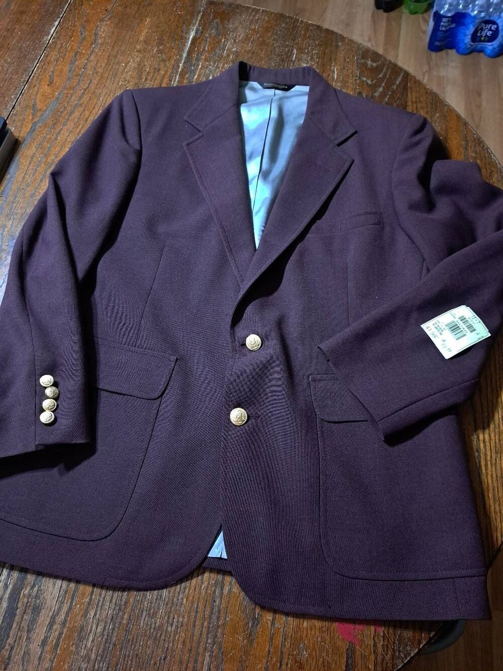 New 41S Regent Wine Single Breast Suit Sports Coat Jacket Blazer NWT
